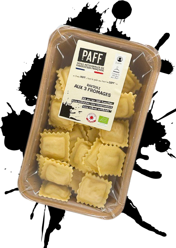 Barquette de ravioli 3 fromages PAFF